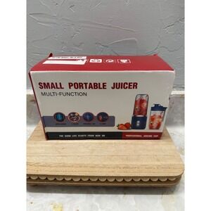 Small Portable Juicer Multi-Function Personal Blender Blue 400ml 40W 1500mAh